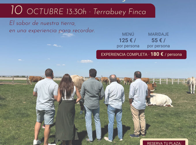 Comida maridaje en Terrabuey Finca