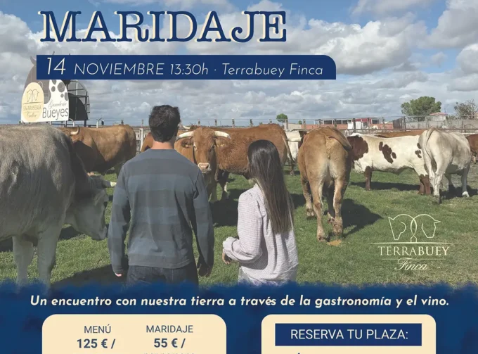 Comida maridaje en Terrabuey Finca<br>(14 de noviembre)